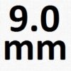 9-0mm